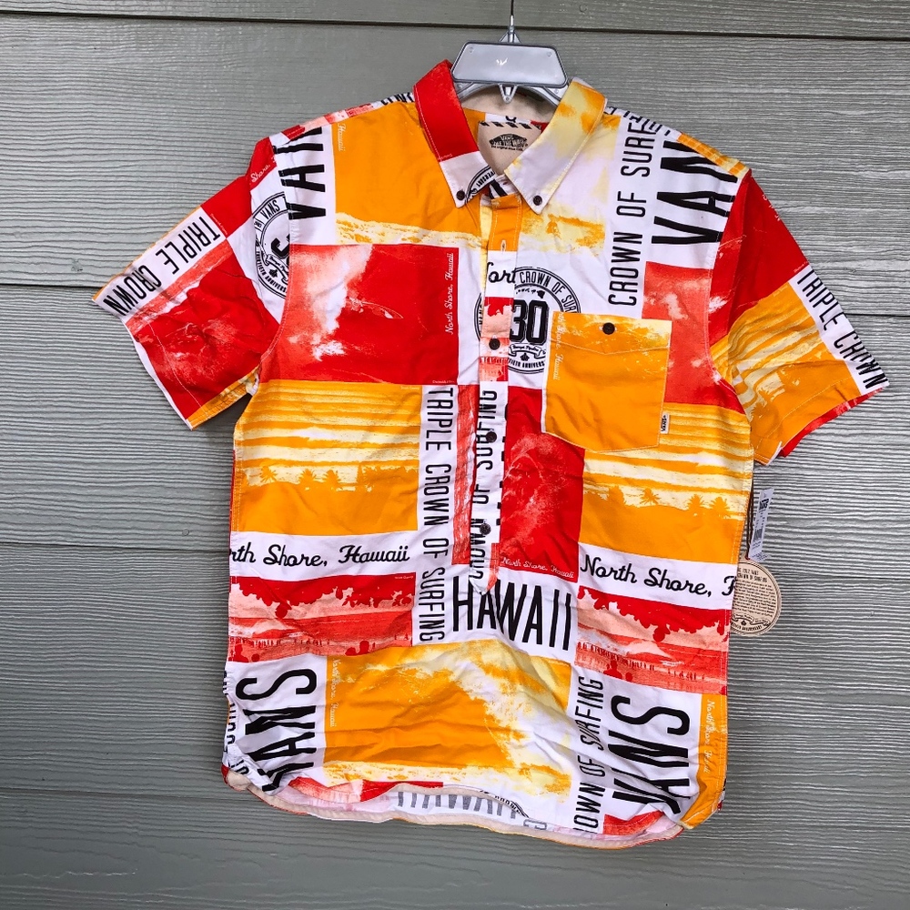 VANS Hawaii North Shore Triple Crown aloha shirt